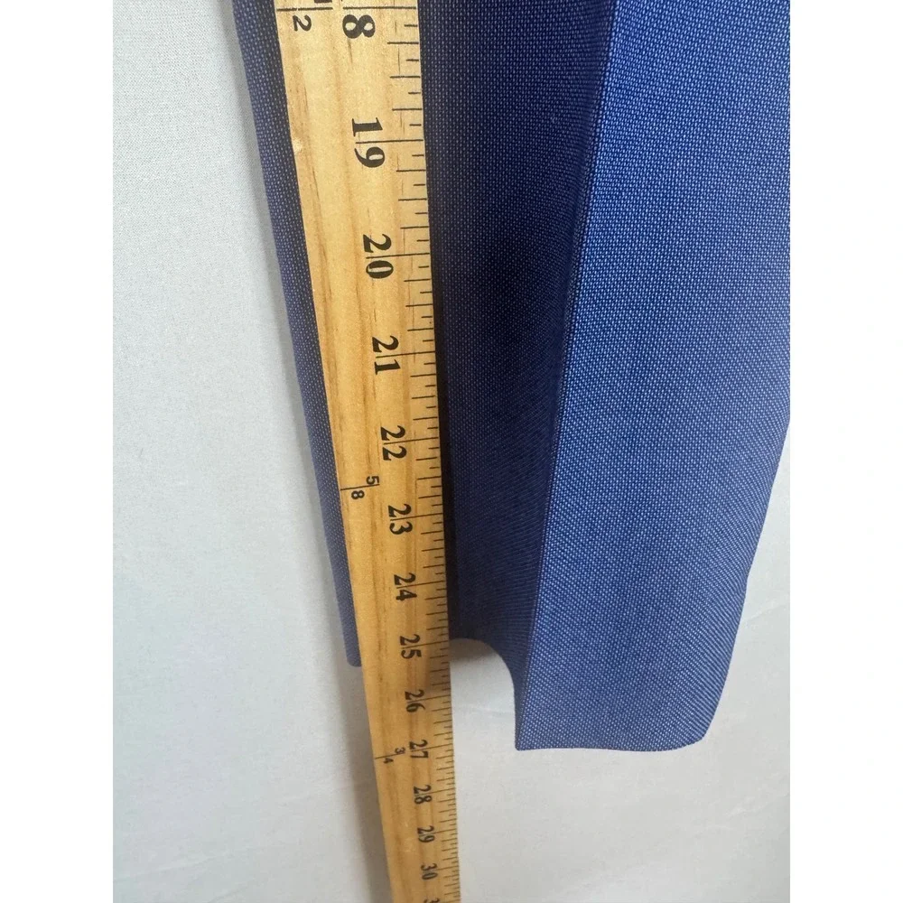 Soul of London Mens Blue 2‎ Piece Slim Fit Suit Set 34R Jacket 27X26 Pants